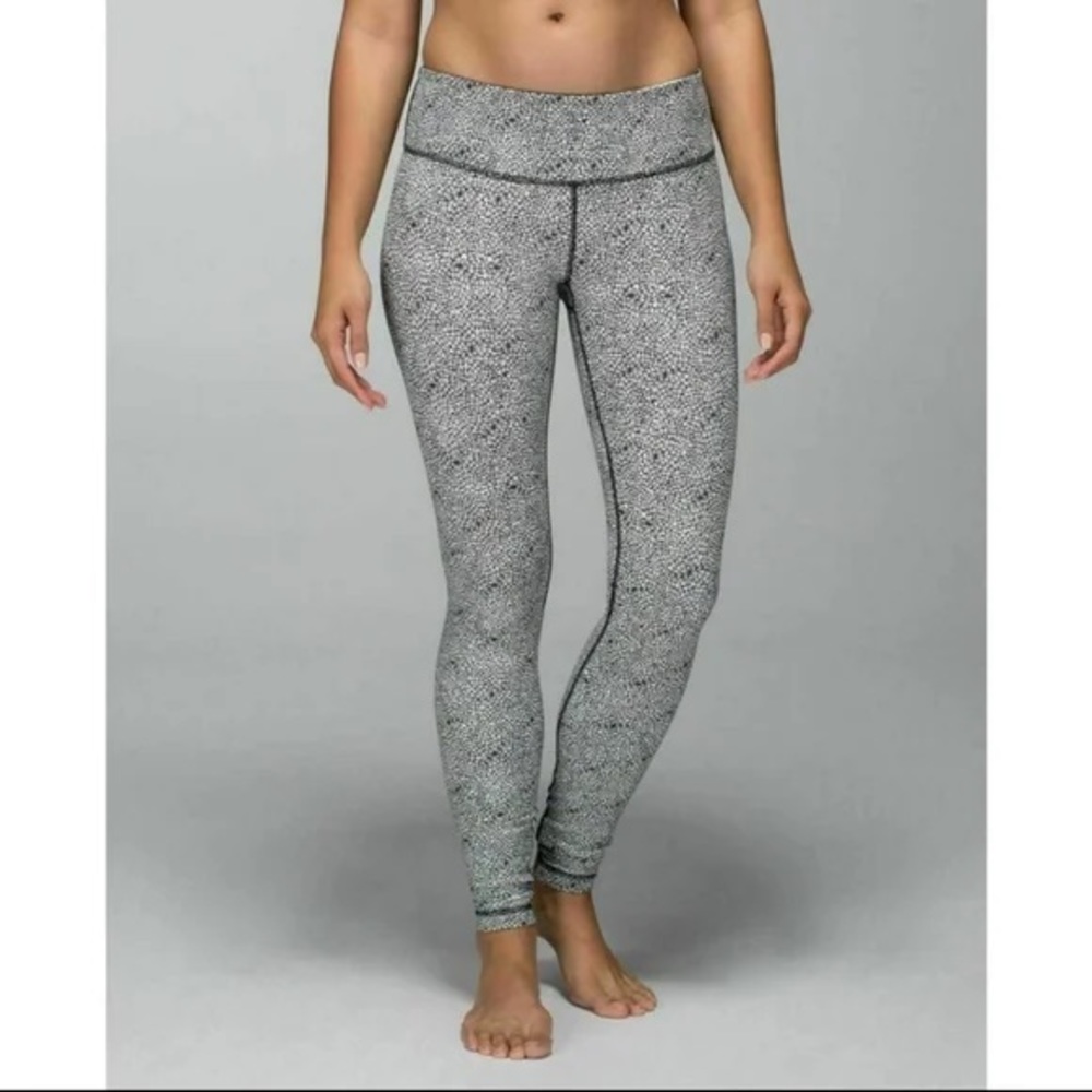 Lululemon Wunder Under Leggings Plush Petal Deep Coal Ghost